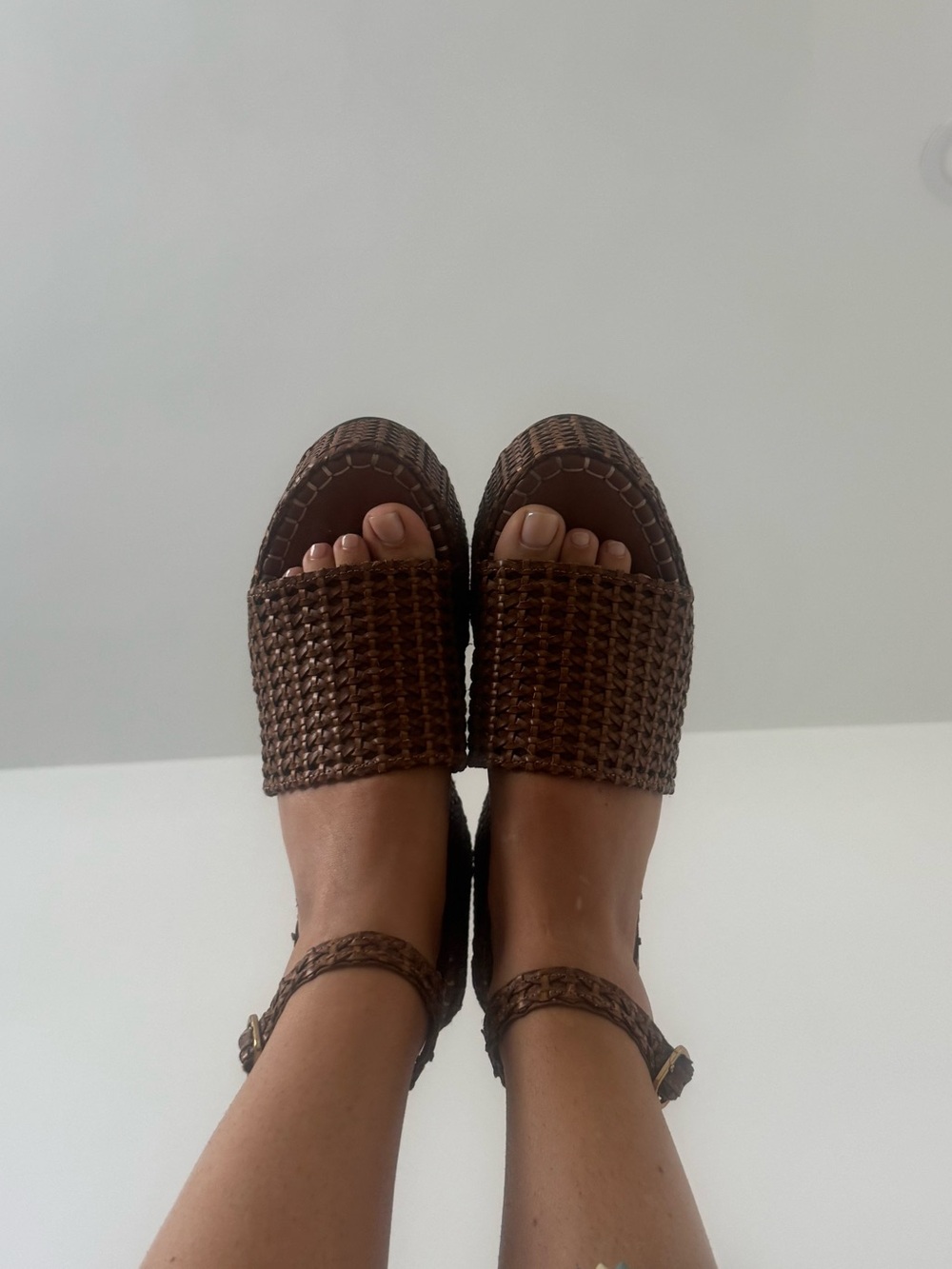 Zara Platform Wrap Sandals